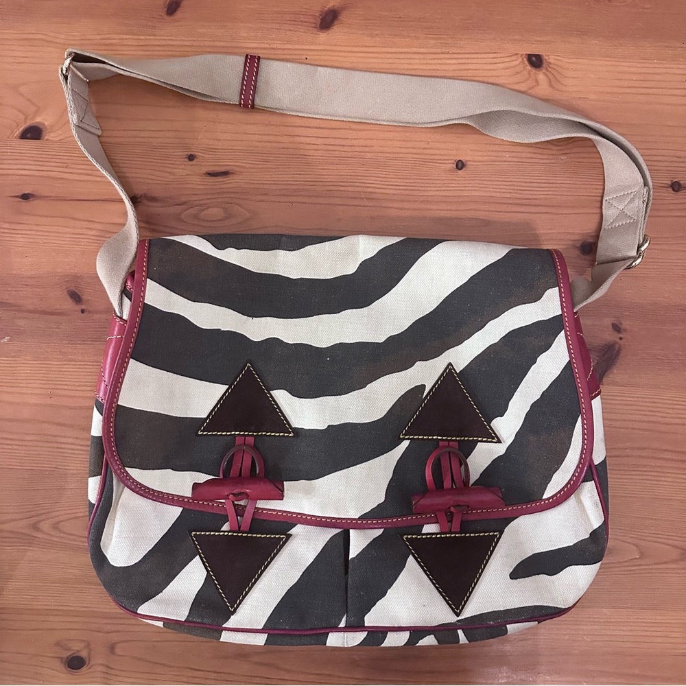 Dooney & Bourke Canvas Serengeti Messenger Bag